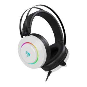 Bloody G521 Virtual 7.1 Surround Sound USB Gaming Headset – White