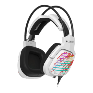 Bloody G565 Virtual 7.1 Surround Sound USB Gaming Headset – Energy White